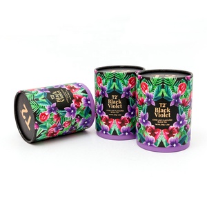 Decorativo Sciolto Foglia di Tè di Carta Scatola Metallica A Base di Erbe di Tè Scatola di Tubo di Commercio All'ingrosso - Product Image 1