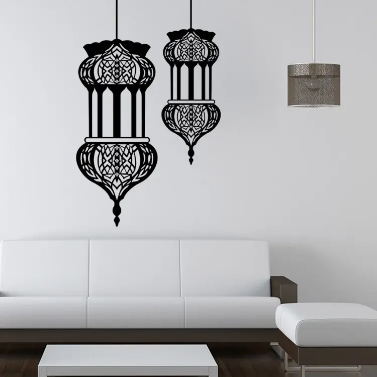 Hot selling factory wholesale super quality cheap vinyl wall decal sticker muslim islam room decor wall stickers