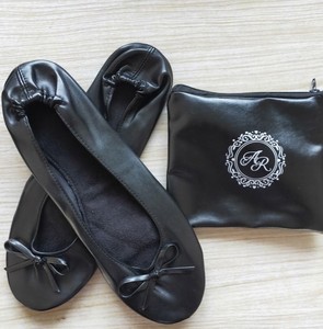 Ballerine pieghevoli Slip-On autunno estate dopo festa <span class=keywords><strong>scarpe</strong></span> <span class=keywords><strong>basse</strong></span> per <span class=keywords><strong>matrimonio</strong></span> personalizzate stampate Nude leggere - Product Image 2