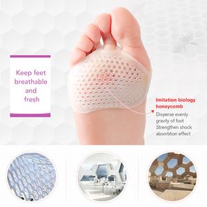 Amazon hot selling foot care soft silicone gel ball of foot relieve pain for the foot cushioned sole for the feet - Product Image 5