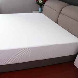 Hospital de poliéster de chinches de cama prueba con cremallera de colchón impermeable revestimiento cubierta - Product Image 2
