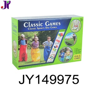 Jeu de <span class=keywords><strong>course</strong></span> 4-en-1 avec sac de plein air, pour les enfants, ruban de <span class=keywords><strong>course</strong></span> pour les jambes, œufs, <span class=keywords><strong>cuillère</strong></span>, sac de haricots - Product Image 6
