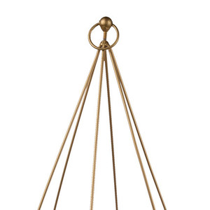 Nordic Rectangle Metal Frame with Wire Geometry Gold Votive <strong>Tealight</strong> Candle Holder <strong>Lantern</strong> for Home Decor - Product Image 4