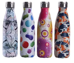18/8 Stainless Steel Cola Shape Custom <strong>Personalized</strong> <strong>Water</strong> <strong>Bottle</strong> - Product Image 1