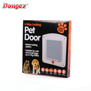 Venta caliente puerta <span class=keywords><strong>para</strong></span> mascotas, perro y gato puerta/4 maneras PET puerta/gatera - Product Image 1