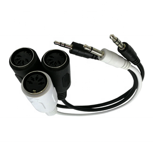 Jack Audio stéréo monocristallin, 3.5mm à 5 broches, câble <span class=keywords><strong>MIDI</strong></span> personnalisé pour hommes et femmes - Product Image 6