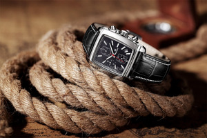 <span class=keywords><strong>Reloj</strong></span> Megir marca <span class=keywords><strong>reloj</strong></span> de cuarzo 2 ojos cronógrafo cuadrado hombre mano <span class=keywords><strong>reloj</strong></span> - Product Image 5