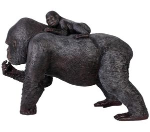 Classique En Plein <span class=keywords><strong>Air</strong></span> Animaux Sculpture En Fiber <span class=keywords><strong>De</strong></span> Verre <span class=keywords><strong>De</strong></span> Résine <span class=keywords><strong>De</strong></span> Gorille <span class=keywords><strong>Famille</strong></span> Statue - Product Image 3
