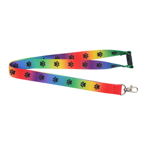 Wholesale Custom Made Gay Pride Lanyard rainbow Colors Lanyard