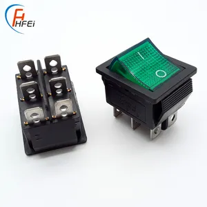 Panel Rocker Switch T105/55 DPDT ON-OFF ON-ON 4pin 6pin Kcd4 Soken Blank Rocker Switch Panel Dreefs Rocker Switch