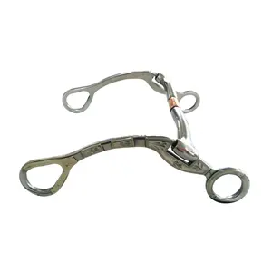 Paard Rijden SS Training Bit met Koperen Inlay Mullen paard Mond bits