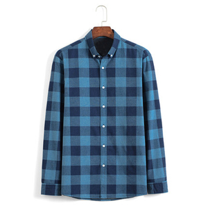 OEM algodón peached de franela de invierno cálido camisas de <span class=keywords><strong>lana</strong></span> pesada dentro - Product Image 6