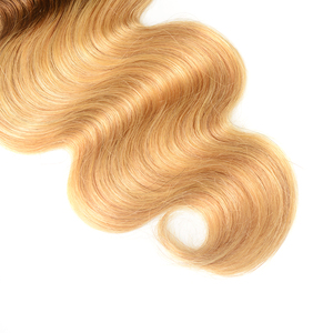 Può fornitori capelli Della Regina 1b 4 27 ombre dell'onda del corpo di estensione dei capelli umani della cuticola allineati virgin dei capelli umani da molto giovani ragazze - Product Image 6