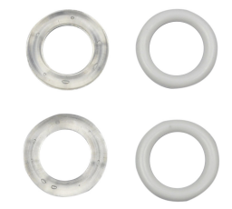 Bagues en plastique, accessoires pour rideaux, fenêtres, connecteurs de rideaux romains, vente en gros - Product Image 3