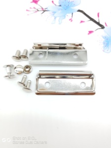 Offerta Speciale: Portablocco da 100mm o 120mm <span class=keywords><strong>con</strong></span> Clip Staccabile in Ottone Anticato per Uso Ufficio - Product Image 6