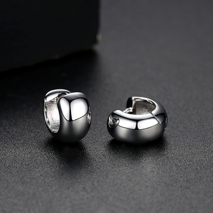 LUOTEEMI Rhodium Plating Small Fashion <strong>Clip</strong> <strong>on</strong> <strong>Earrings</strong> Women Daily Brass Jewelry for <strong>Girls</strong> - Product Image 6