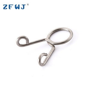 แคลมป์รัดสายยางแบบ<span class=keywords><strong>สปริง</strong></span>สองเส้น ชุบสังกะสี สแตนเลส - Product Image 4