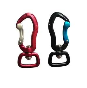 أرجوحة شبكية دورانية خطاف من الألومنيوم معلقة من carabiner