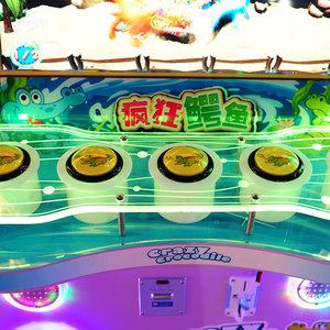 Đồng tiền trong nhà hoạt động Arcade điên cá sấu trẻ em trò chơi máy để bán - Product Image 3