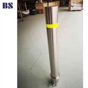 Hot Jual Tetap Bollard Pembuatan Rising Bollard Stainless Steel Kontrol Lalu Lintas Dioperasikan Secara Manual Parkir Post