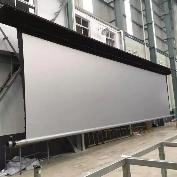 10*6.5M big size large movie projection screen motorized large size screen