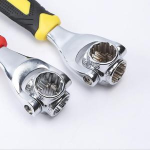 La chiave <span class=keywords><strong>a</strong></span> <span class=keywords><strong>bussola</strong></span> multifunzionale 52-in-1 ha forgiato la maniglia di gomma antisdrucciolevole girevole di 360 gradi - Product Image 4