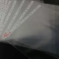 11 holes High transparency A4 punch pockets sheet protector