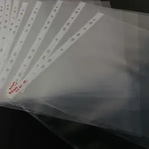 11 holes High transparency A4 punch pockets sheet protector