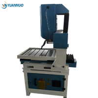 YN6060 Router Cnc 3d kecil Mini plastik kayu akrilik Pvc Pcb aluminium kuningan presisi tinggi 400*400mm dengan meja bergerak