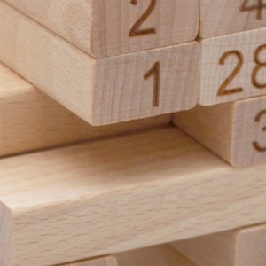 Tùy Chỉnh Giáo Dục Xếp Chồng Hội Đồng Quản Trị Toán Học Trò Chơi Juguetes De Madera Khối Bé Bằng Gỗ Đồ Chơi - Product Image 4