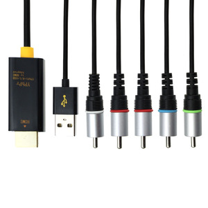 5RCA RVB Ypbpr AV Composante Vidéo R/<span class=keywords><strong>L</strong></span> Stéréo Audio à HDMI Câble Convertisseur 1080 p Adaptateur pour CIEL HD <span class=keywords><strong>Blu</strong></span> <span class=keywords><strong>Ray</strong></span> DVD - Product Image 3