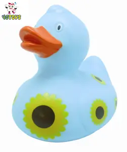 Yotoys goma pato con girasol mini juguete para niños