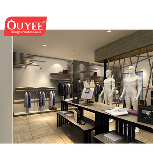 Vestiti di legno mdf contatore <span class=keywords><strong>negozio</strong></span> centro commerciale chiosco display da tavolo per nome uomini di marca vestito <span class=keywords><strong>negozio</strong></span> di abbigliamento vestito degli uomini disegno - Product Image 3