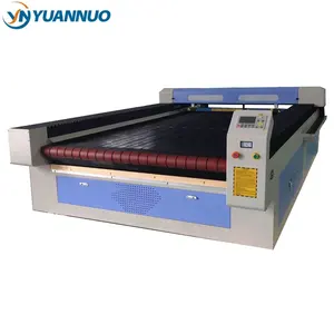 YN1630 hot sale Auto feeding rectifying computer laser cutting machine for fabric leather rubber textile cloth fur