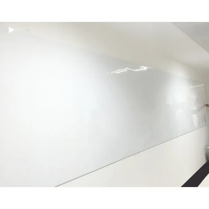 Ofis Büyük Boy Temperli Şeffaf Cam yazı tahtası Beyaz Tahta Sınıf Için