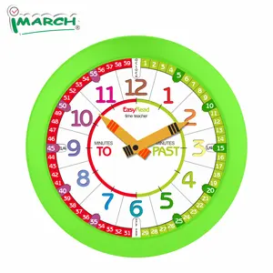 IMSH-Reloj de pared analógico de cuarzo para decoración del hogar, cronógrafo redondo, personalizado, de pared, WC21502 - Product Image 1