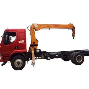 콘크리트 기둥을 심는 암 오거 크레인이있는 트럭 - Product Image 6