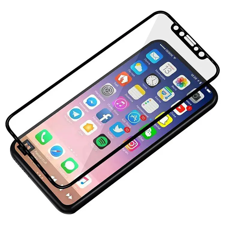 2019 новый дизайн взрывозащищенные гладкие ощущения 2.5D Закаленное стекло Защитная пленка для iphone x