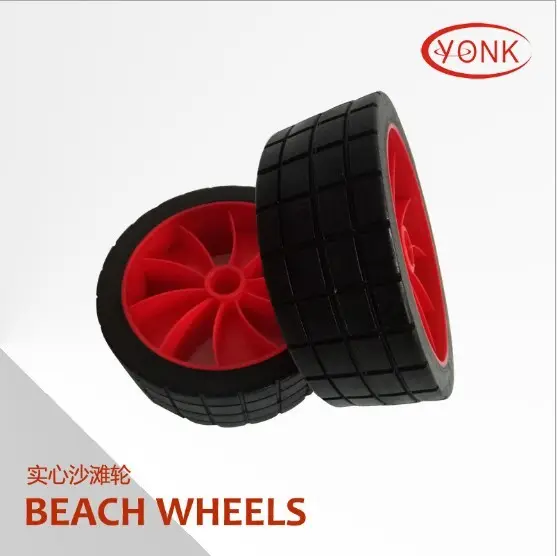 YONK 10 "lastikler plaj tekerlekleri PU köpük tekerlekler kayık arabası/arabası/dolly