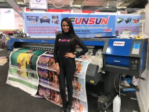 トップセラー3.2m Funsunjet FS-3202中古デジタルフレックスバナー印刷機1440dpi - Product Image 2