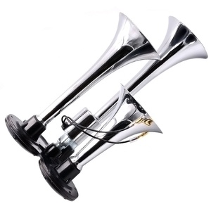 Bocina eléctrica Para Motocicleta, claxon de aire fuerte de 24v, 3 trompetas - Product Image 1