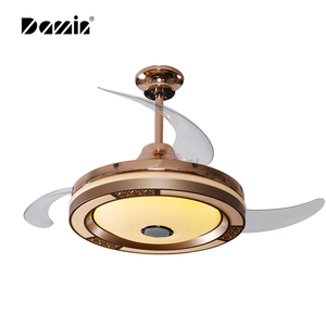 Precio barato hogar 42 pulgadas tres de <span class=keywords><strong>hideen</strong></span> cuchillas de ventilador de techo con luz y remoto - Product Image 1