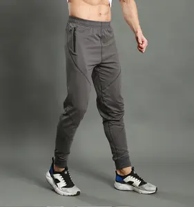 Erkek egzersiz pantolonları Erkekler Hızlı Kuru Aktif Spor Ince Sweatpants Cepler ile Drop Shipping