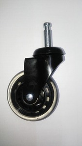 3 pulgadas silla <span class=keywords><strong>de</strong></span> oficina caster claro Rueda <span class=keywords><strong>de</strong></span> la PU con anillo <span class=keywords><strong>de</strong></span> agarre madre - Product Image 2