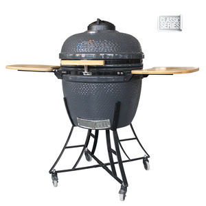 Fácil montaje Auplex 24 pulgadas keramik grillpfanne barbacoa extractor de humos de Kamado de parrilla - Product Image 1