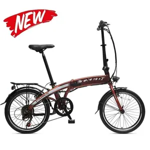 TXED Electric Foldable Bicycle 20 Inch E-bike 6 Speed Mini Bike
