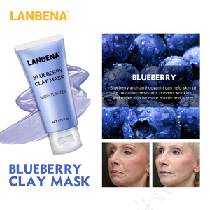 LANBENA bleu anti rides bleuets du visage masque à l'argile - Product Image 2