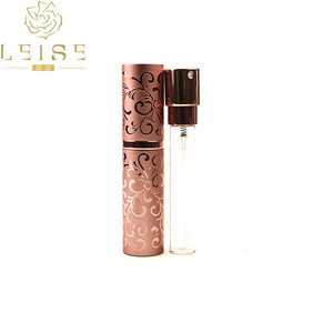 Bouteille avec tube en verre pour <span class=keywords><strong>parfum</strong></span>, récipient en aluminium, de 8 ou 15ml, mini bouteille avec atomiseur rechargeable, vente en gros, pièces - Product Image 3