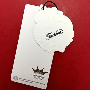 China High Quality Garment Paper Card New Custom Cardstock <strong>Supplier</strong> <strong>Clothing</strong> <strong>Hang</strong> <strong>Tag</strong> - Product Image 5