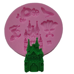 Delicado cuento de hadas figura forma pastel <span class=keywords><strong>molde</strong></span> de silicona vestido zapatos de tacón alto Chocolate decoración herramientas de silicona - Product Image 3
